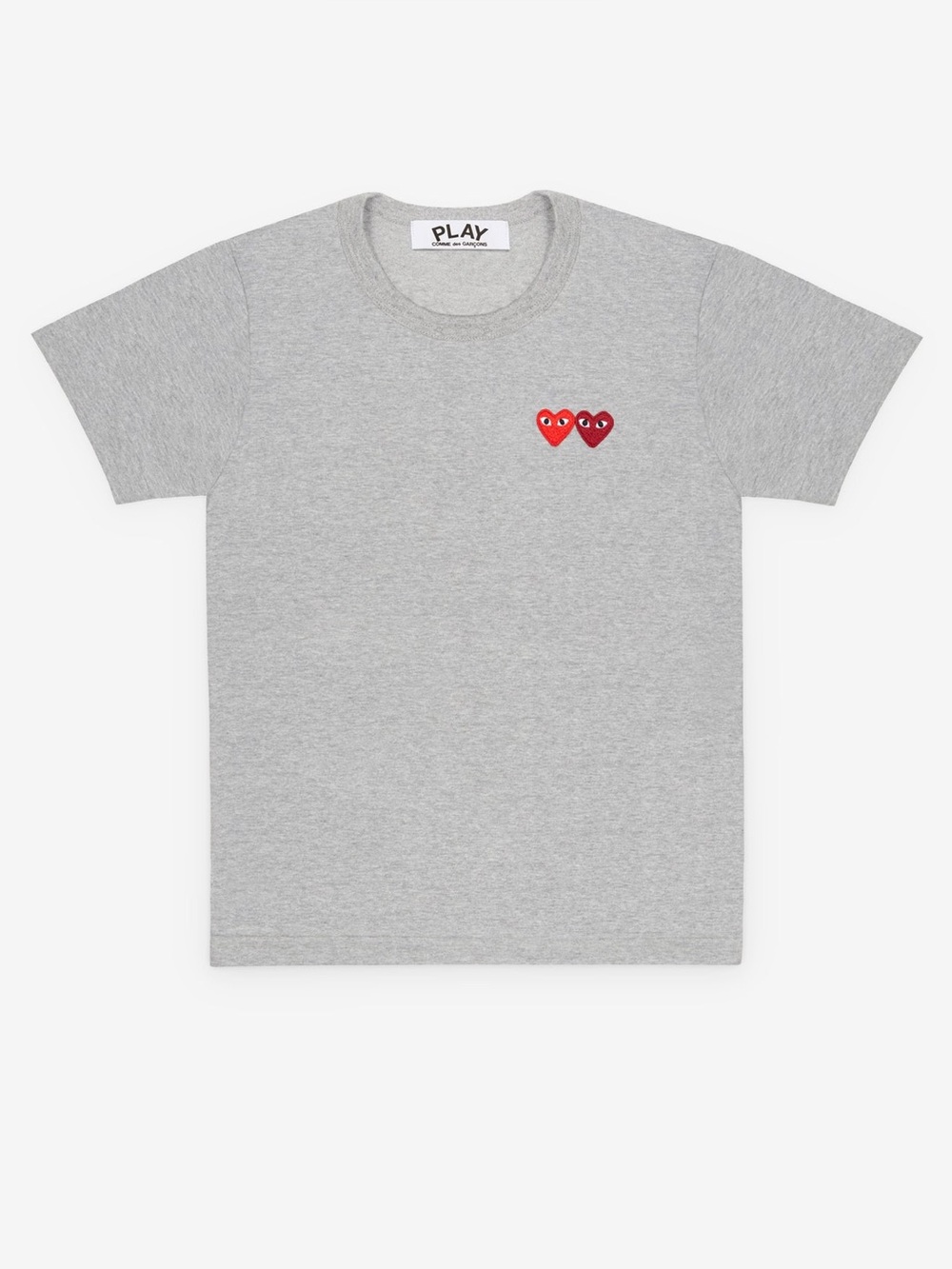 Comme des Garcons PLAY Double Heart T-Shirt
Grey - L